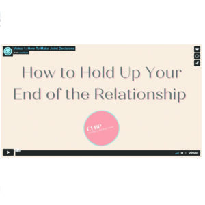 Holding Up Your End of the Relationship